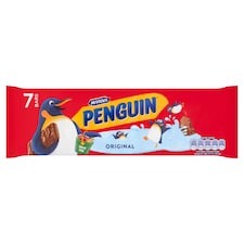 McVitie's Penguin Original Biscuit Bar 7 pack x 24.6g